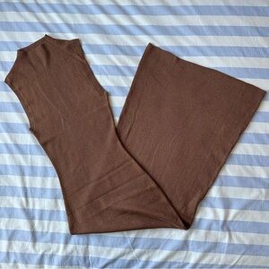 NWT Enza Costa Silk Sweater Knit Mockneck Dress - $325 MSRP